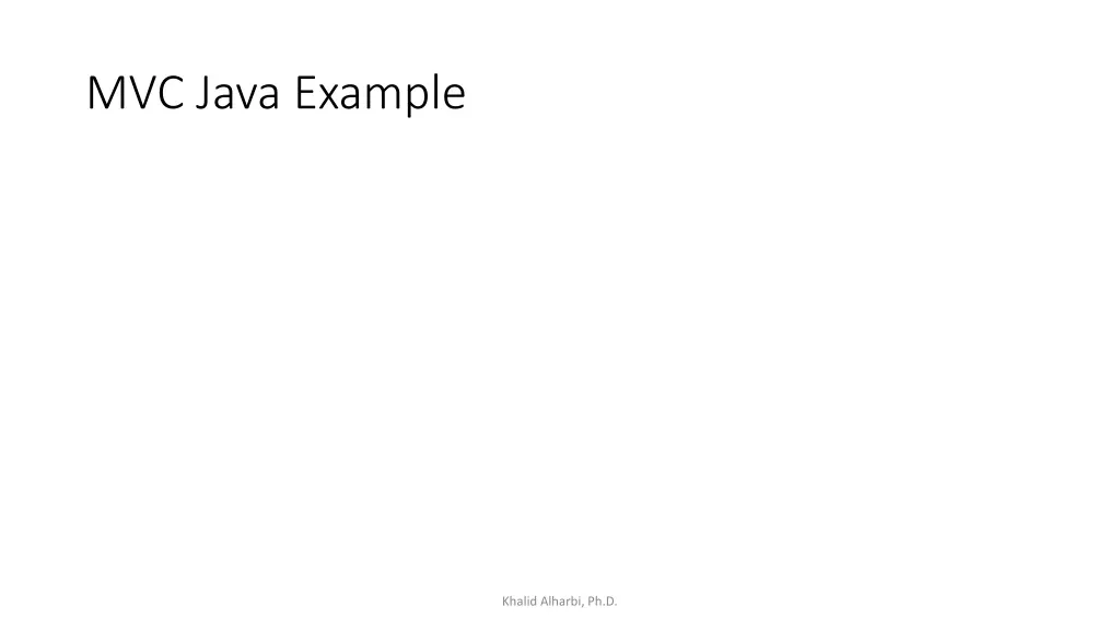 mvc java example