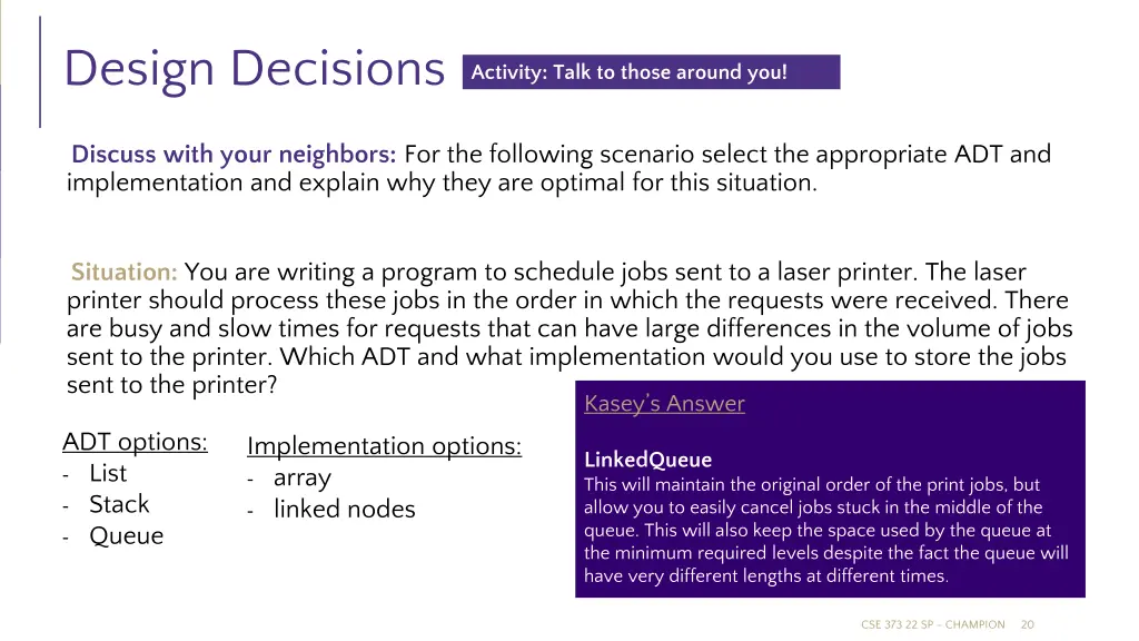 design decisions 2