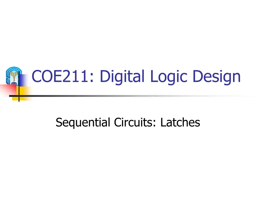 coe211 digital logic design 1
