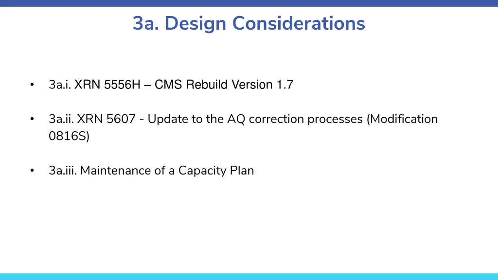 3a design considerations