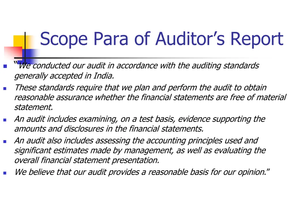 scope para of auditor s report