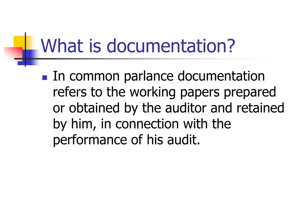 what is documentation