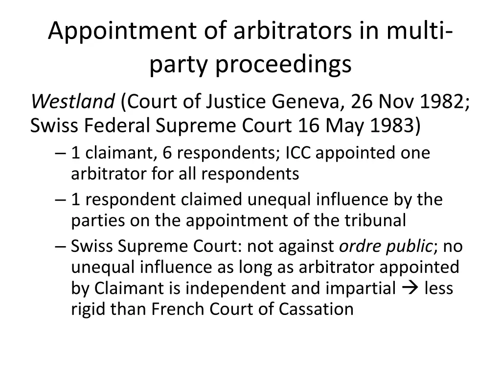 appointment of arbitrators in multi party 1