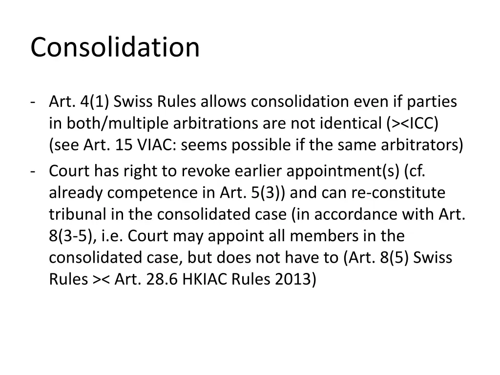 consolidation 5