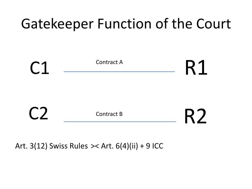 gatekeeper function of the court 5
