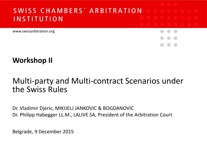 www swissarbitration org