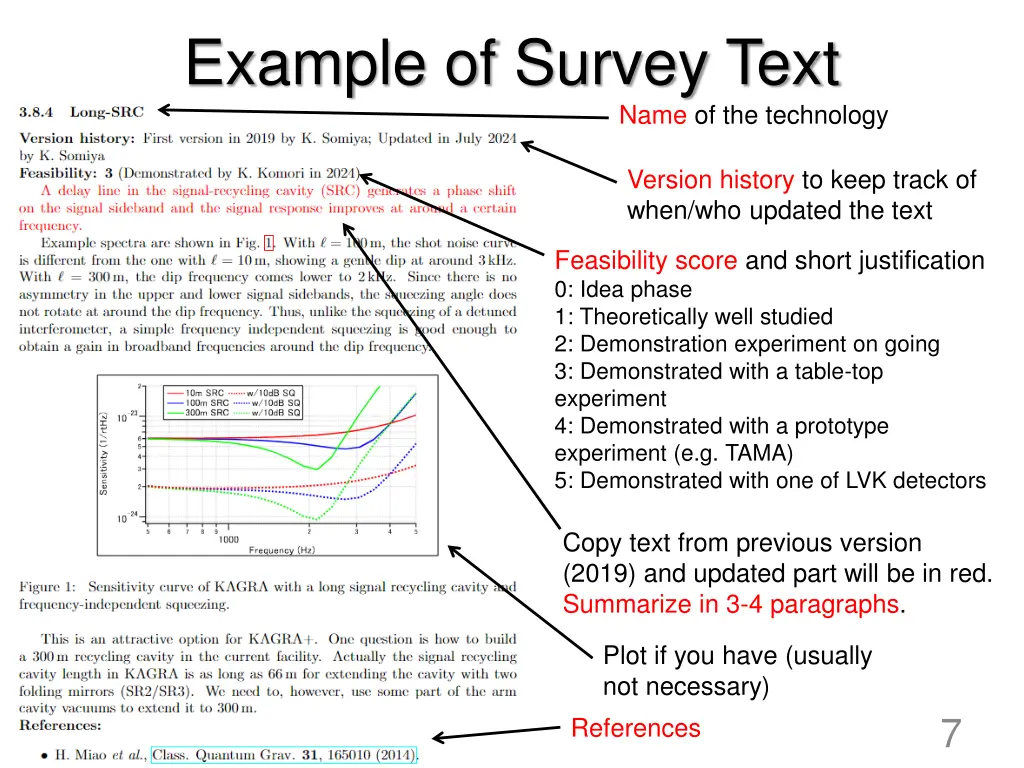 example of survey text