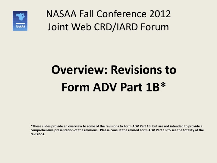 nasaa fall conference 2012 joint web crd iard