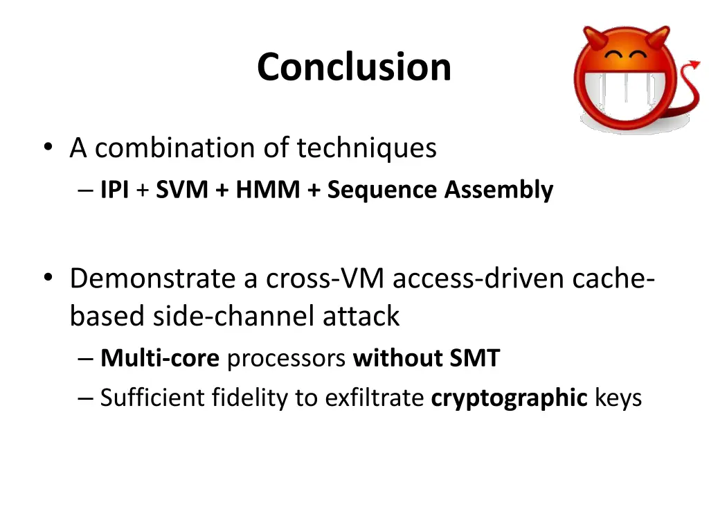 conclusion