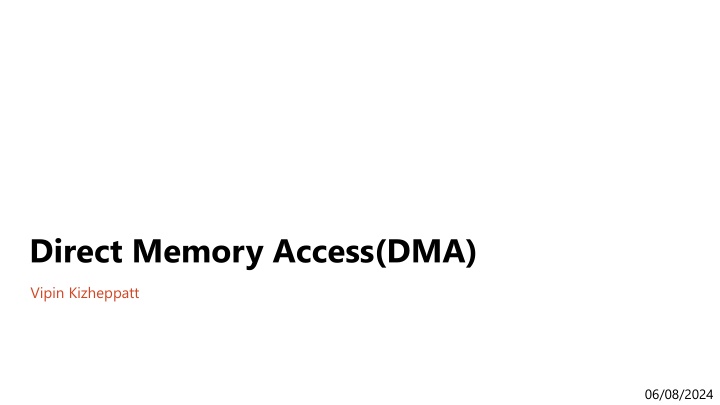 direct memory access dma