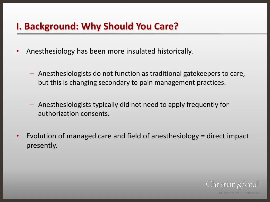 i background why should you care 1
