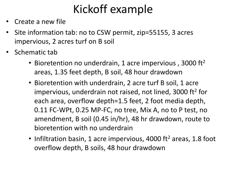 kickoff example