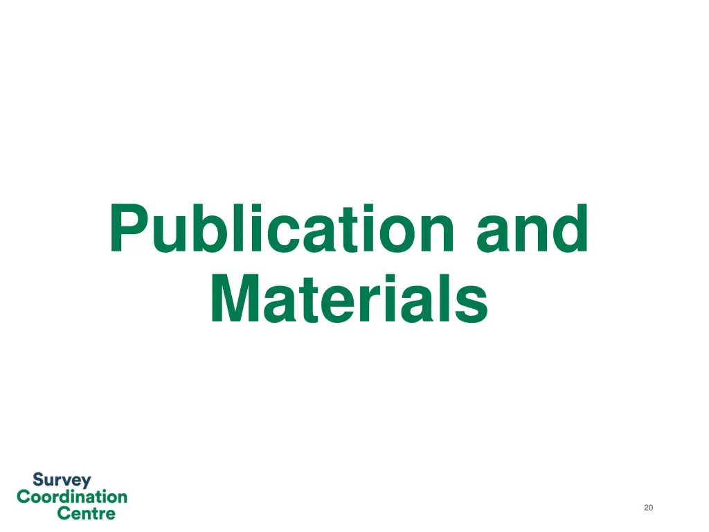 publication and materials