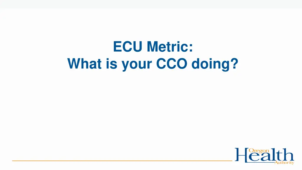 ecu metric