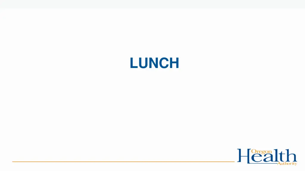 lunch