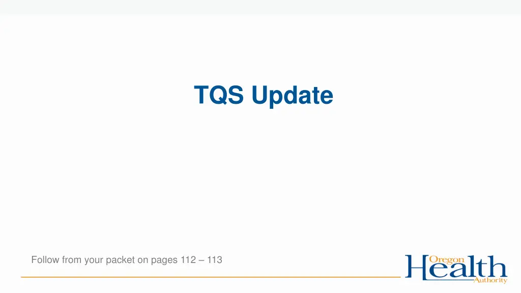 tqs update