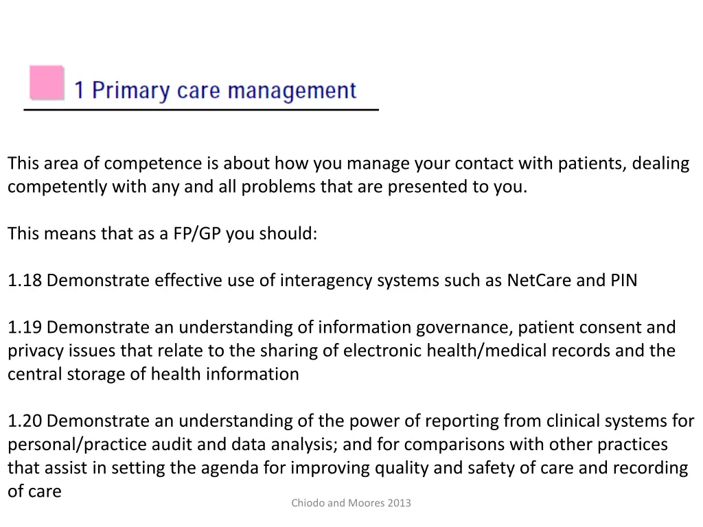 this area of competence is about how you manage 5