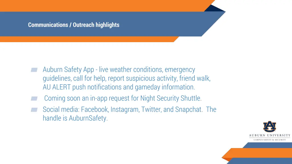 communications outreach highlights