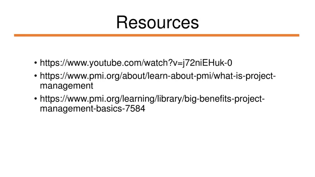 resources