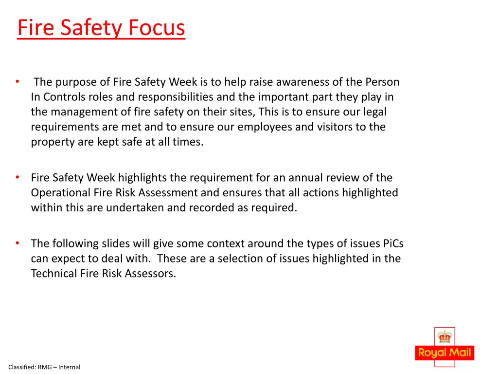 fire safety focus 1