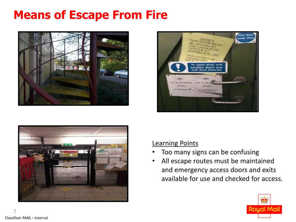 means of escape from fire