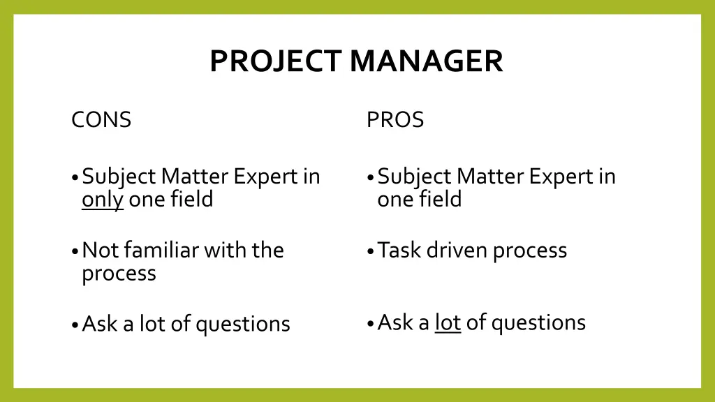 project manager