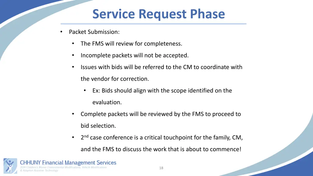 service request phase 1