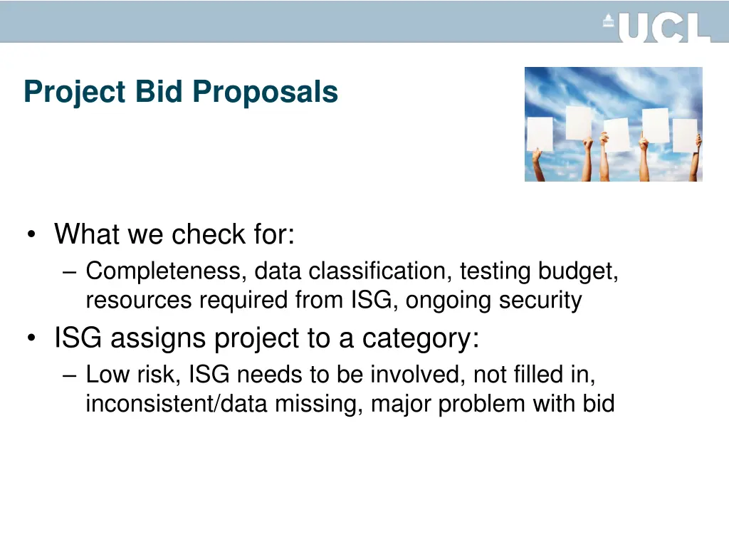 project bid proposals