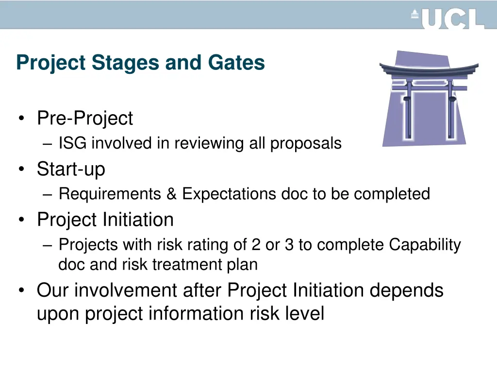 project stages and gates