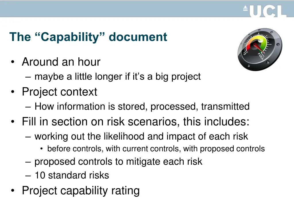 the capability document