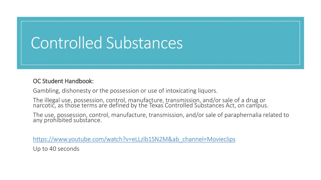 controlled substances 2