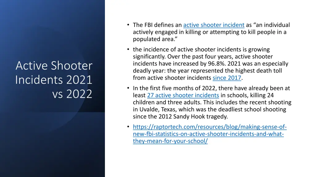 the fbi defines an active shooter incident