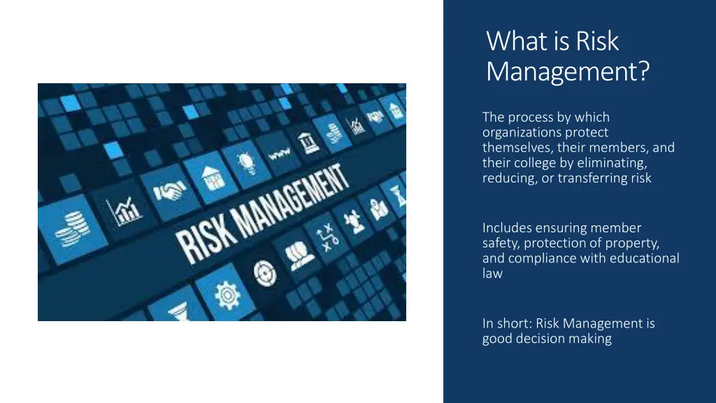 what is risk management