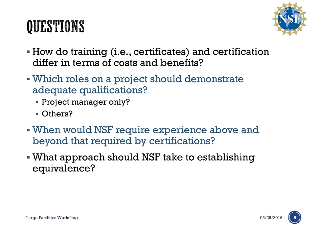 questions