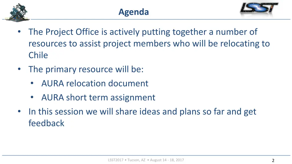 agenda