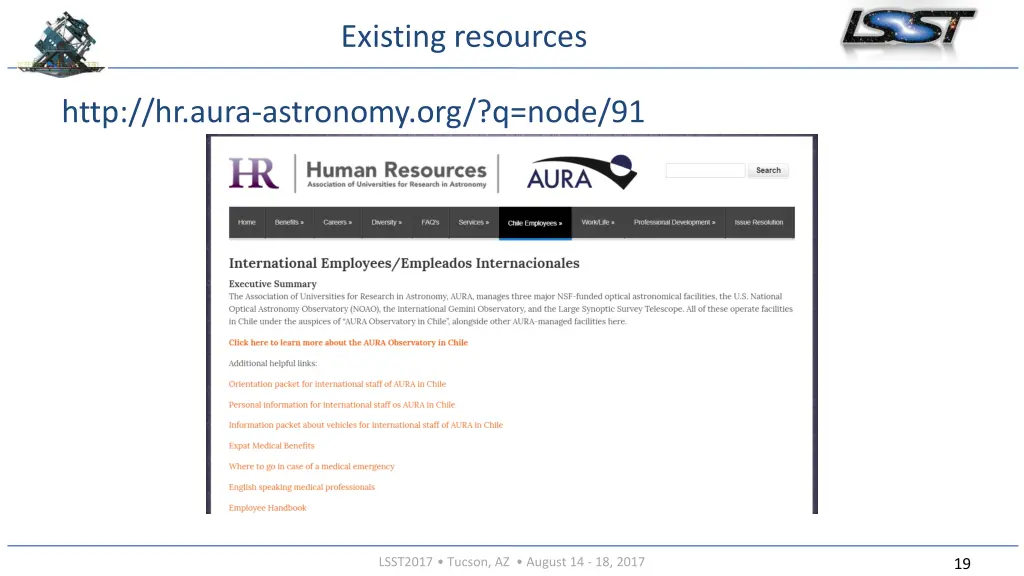 existing resources