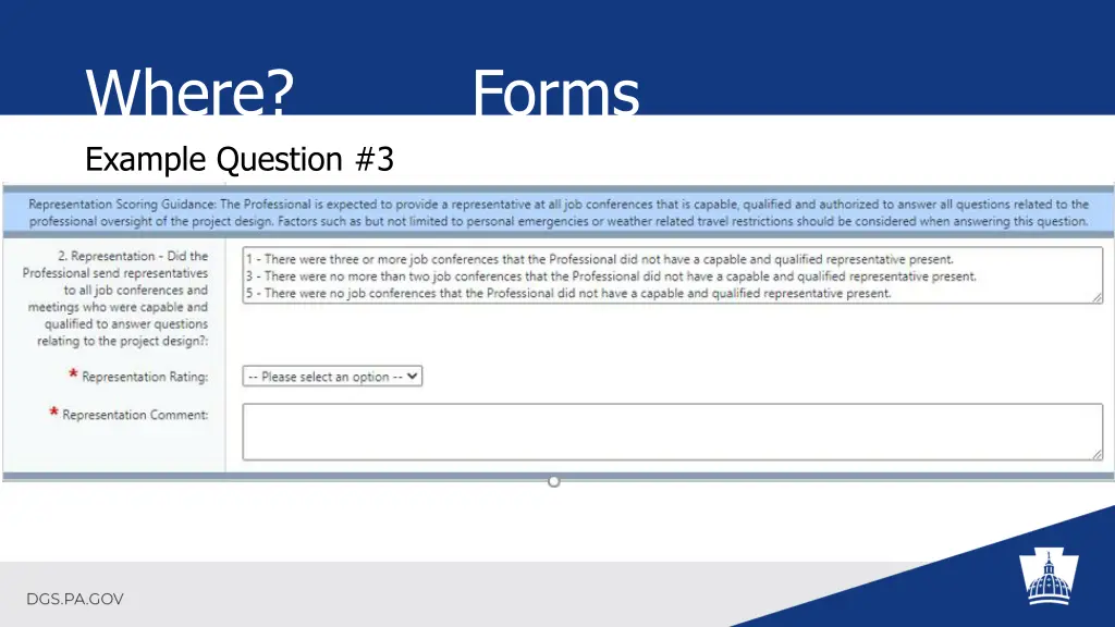 where forms example question 3