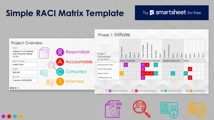 simple raci matrix template
