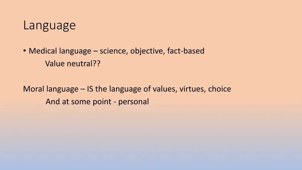 language