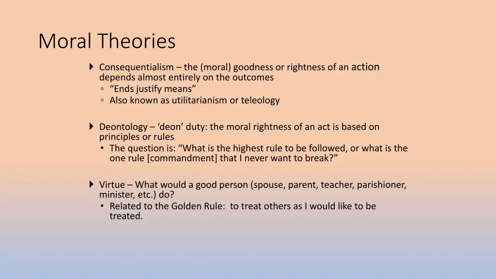 moral theories