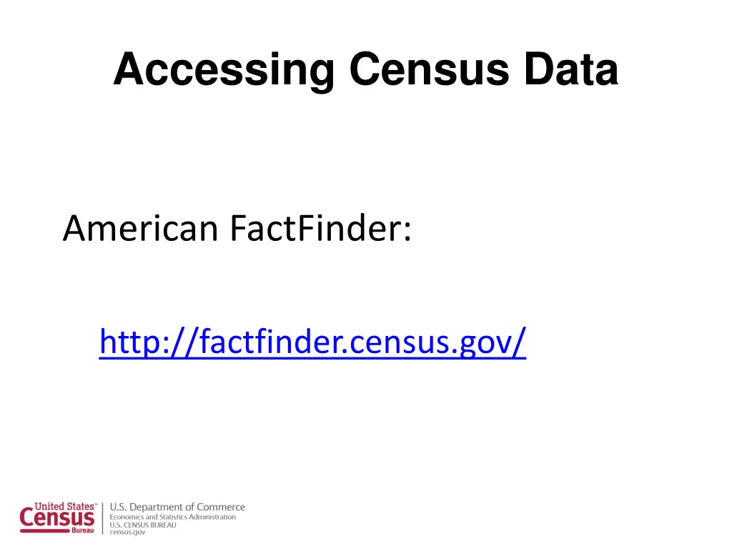 accessing census data