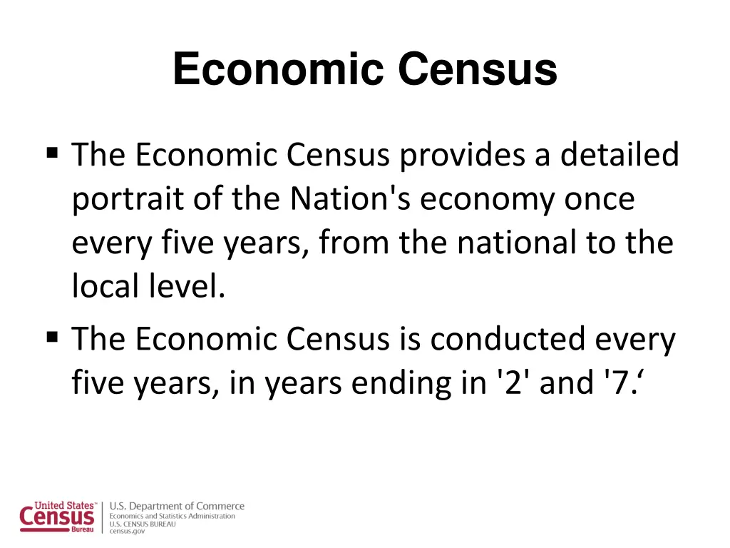 economic census