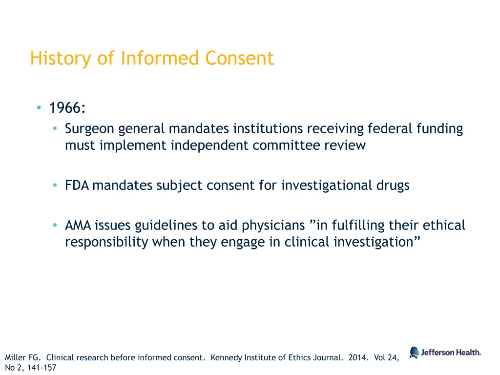 history of informed consent 1