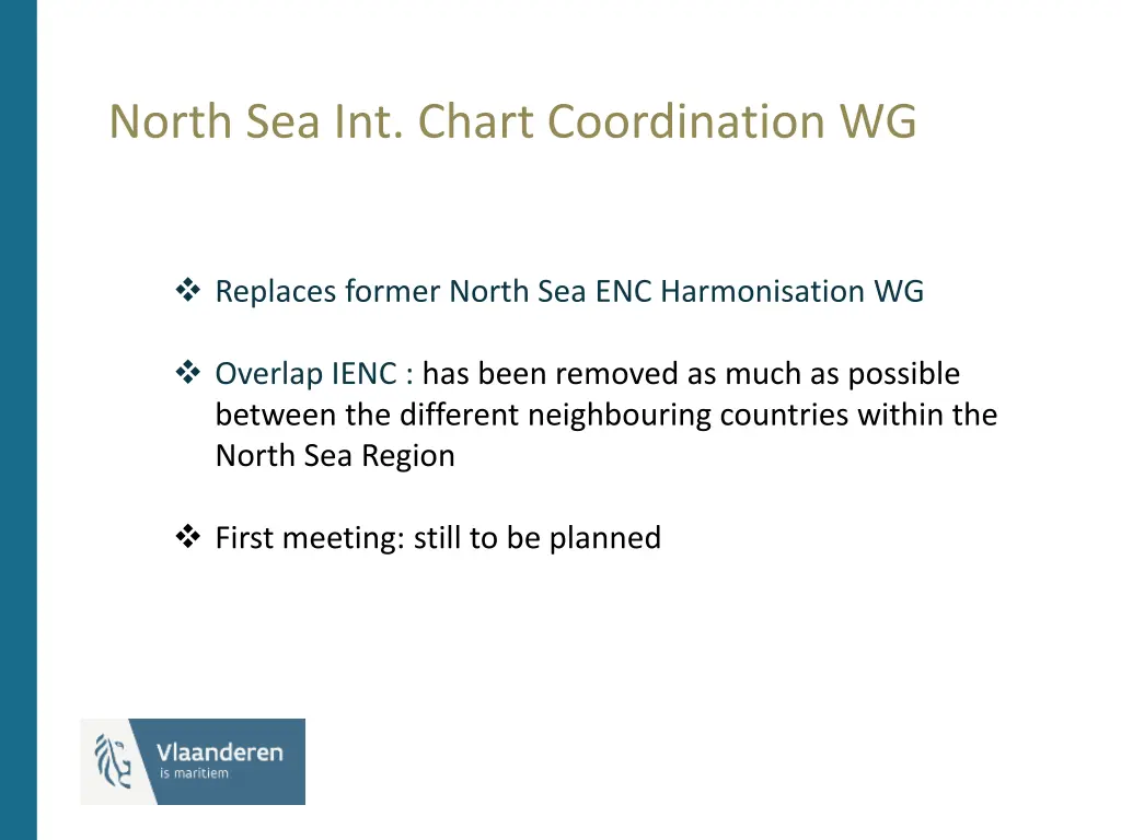 north sea int chart coordination wg