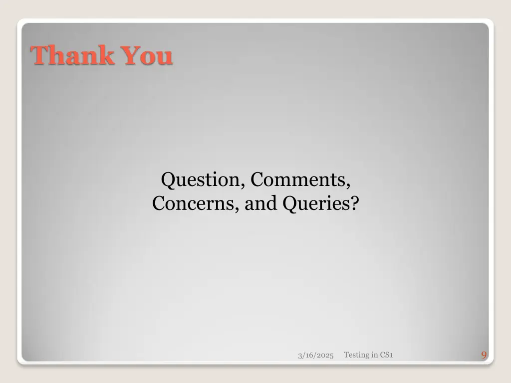 thank you