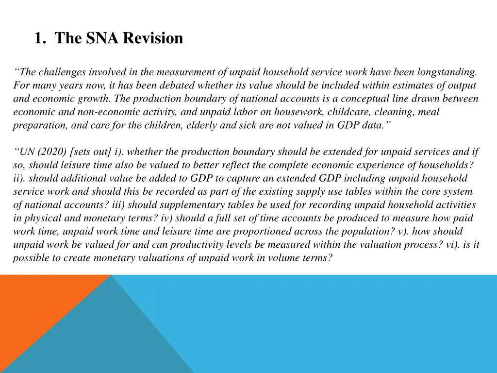 1 the sna revision