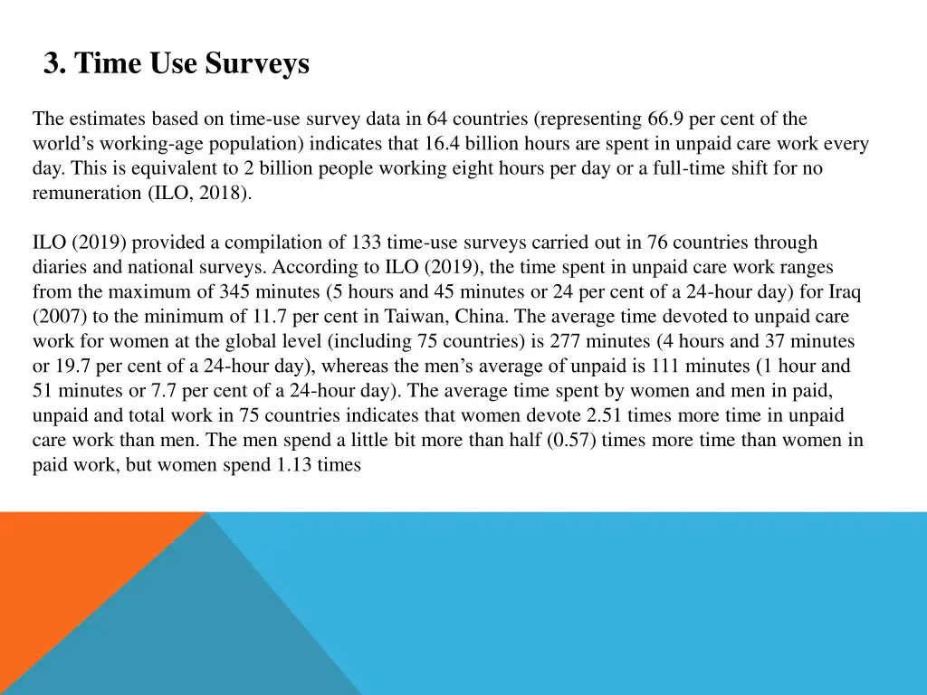 3 time use surveys