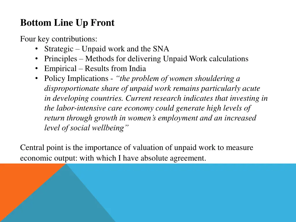 bottom line up front