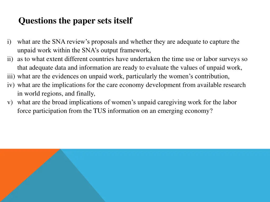 questions the paper sets itself