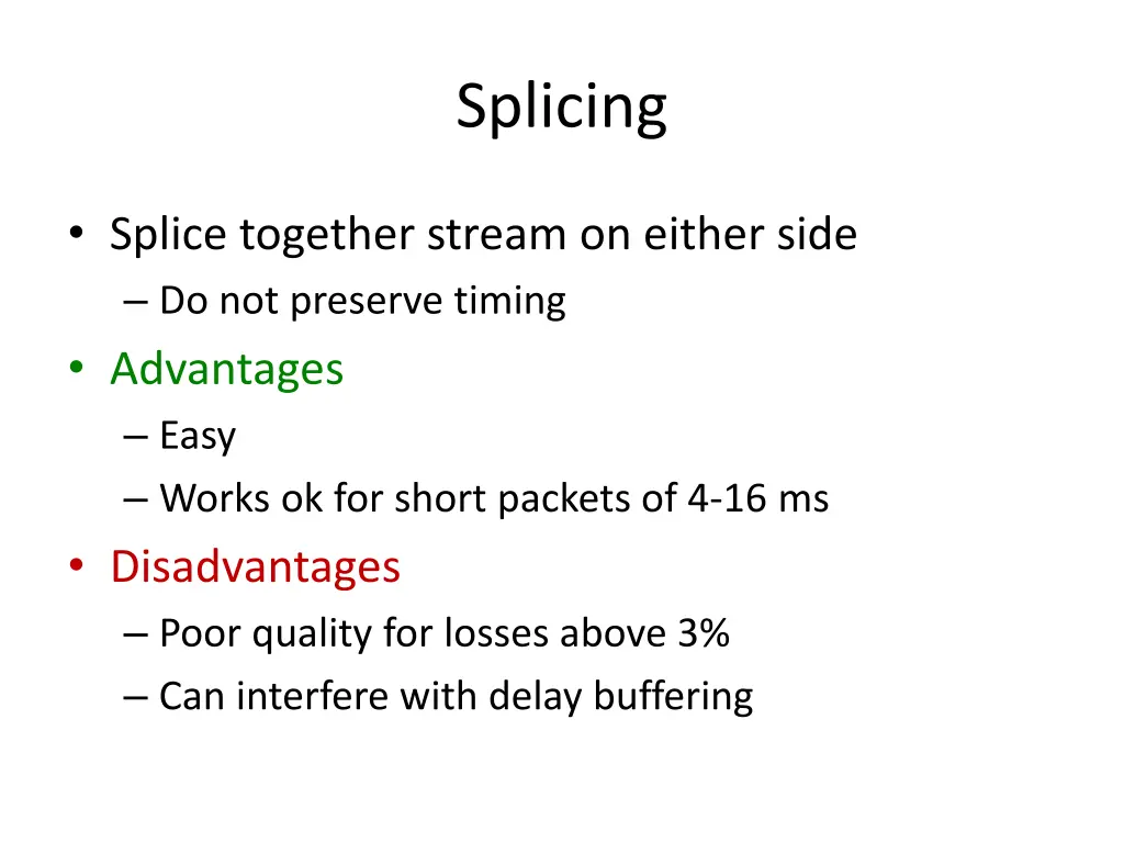 splicing